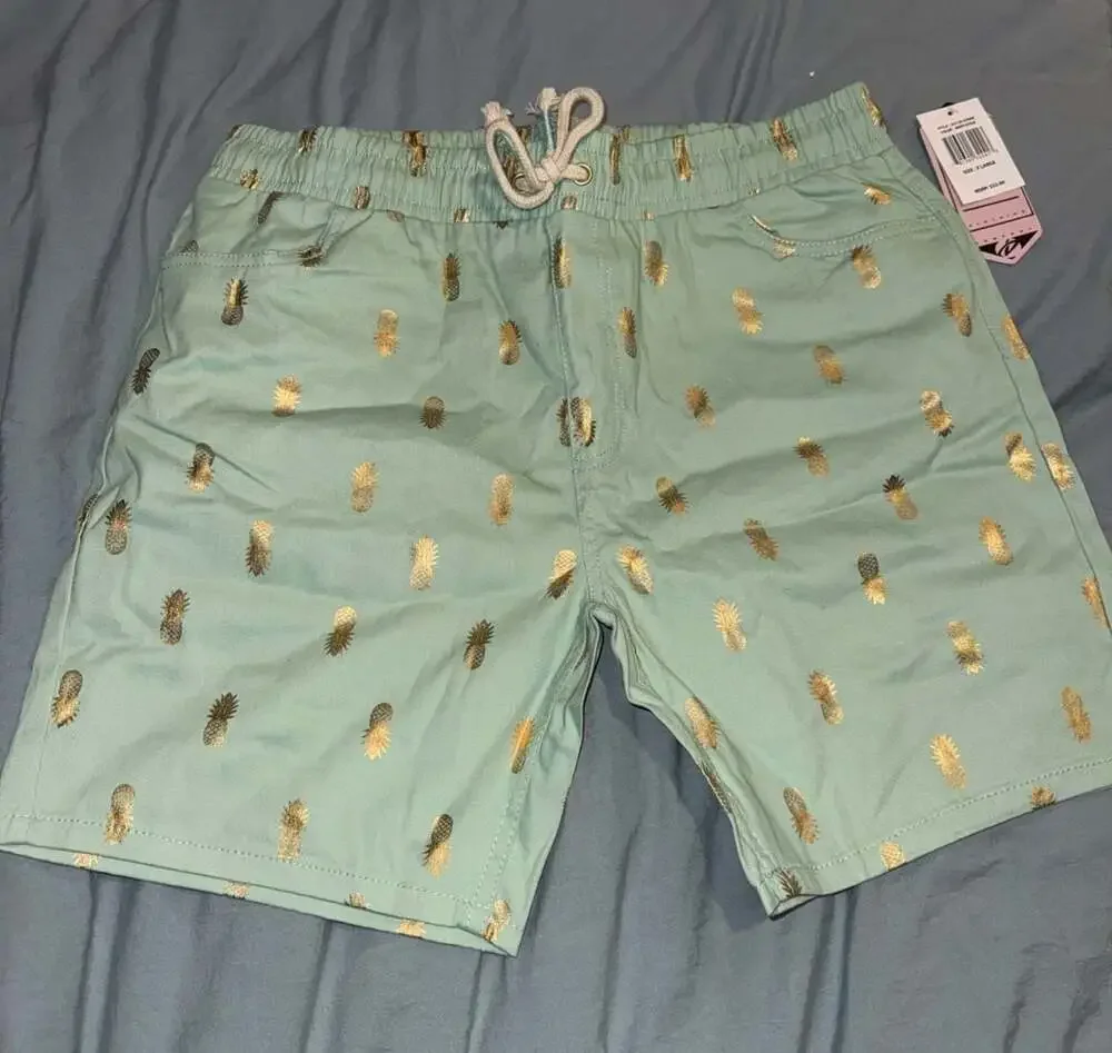 NWT Men's‎ Pineapple  Shorts Size XL